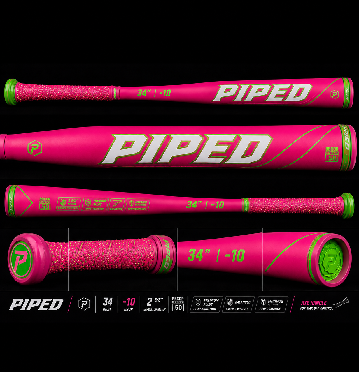 OG PIPED Softball Bat (Customizable)