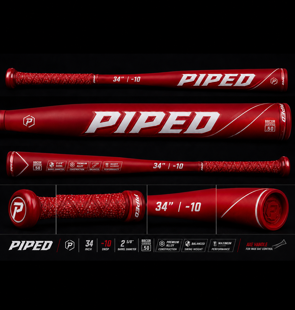 OG PIPED Softball Bat (Customizable)